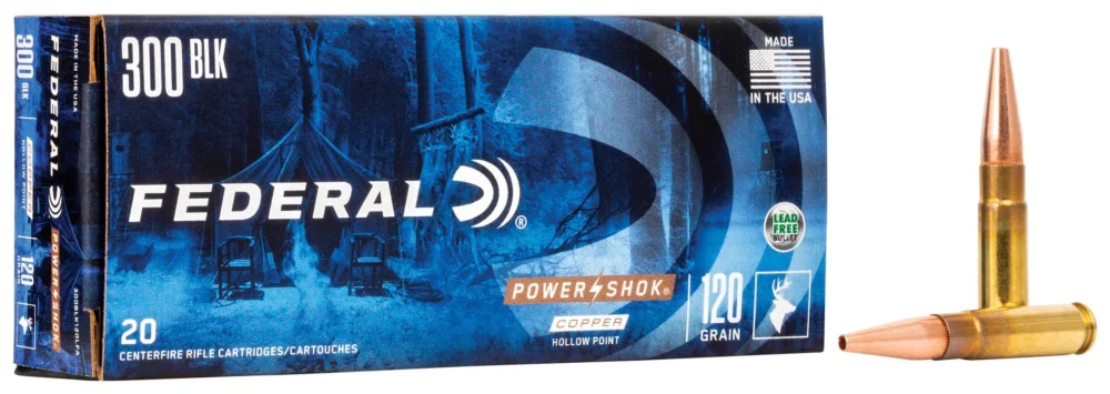 Rabatt Federal 300BLK Power-Shok Copper HP