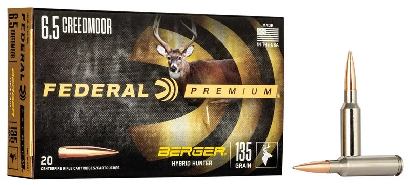 Reapris Federal 6,5 CRM 135gr Berger Hybrid Hunter