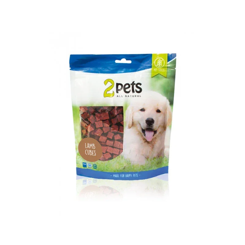 Endast denna vecka 2Pets Dogsnack Lamb Cubes 400g