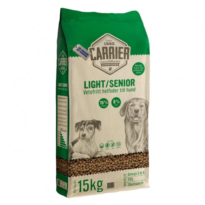Carrier Light/Senior Hundfoder 15kg Lågt pris