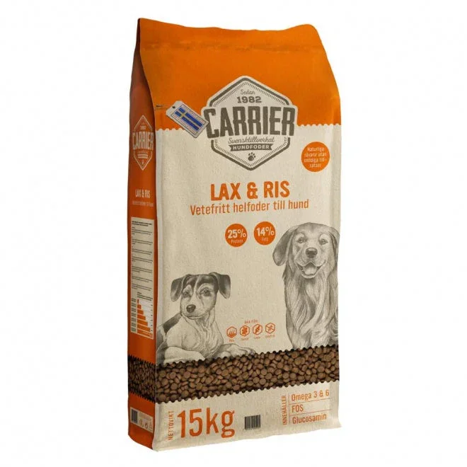 Trygg betalning Carrier Lax och ris 15kg
