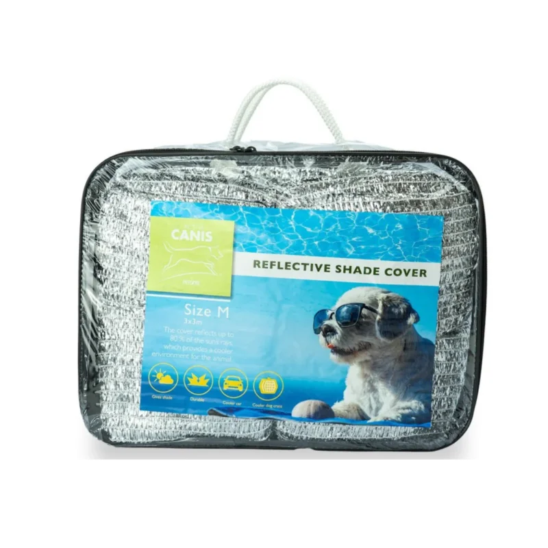 Sänkt pris Activ Canis Silverduk 3x3 m – Reflekterande solskydd för hund