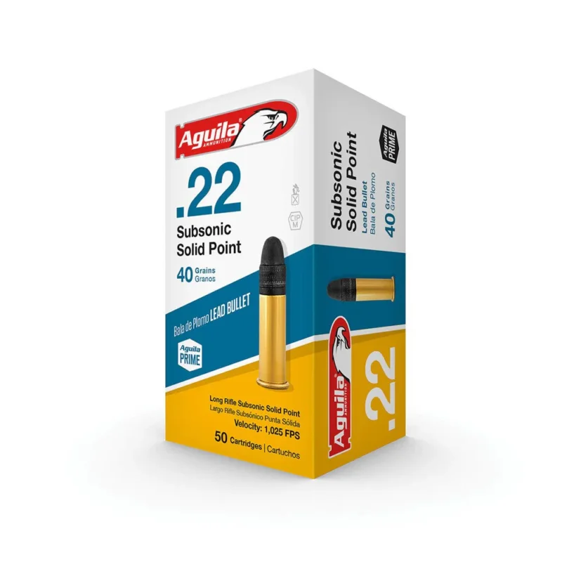 Aguila 22 Lr Subsonic Solid point 50st Beställ nu