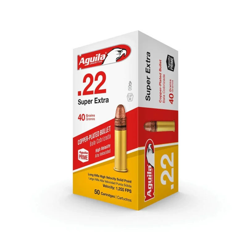 Begränsat erbjudande Aguila Super Extra HV Copper FMJ 22Lr 382m/s