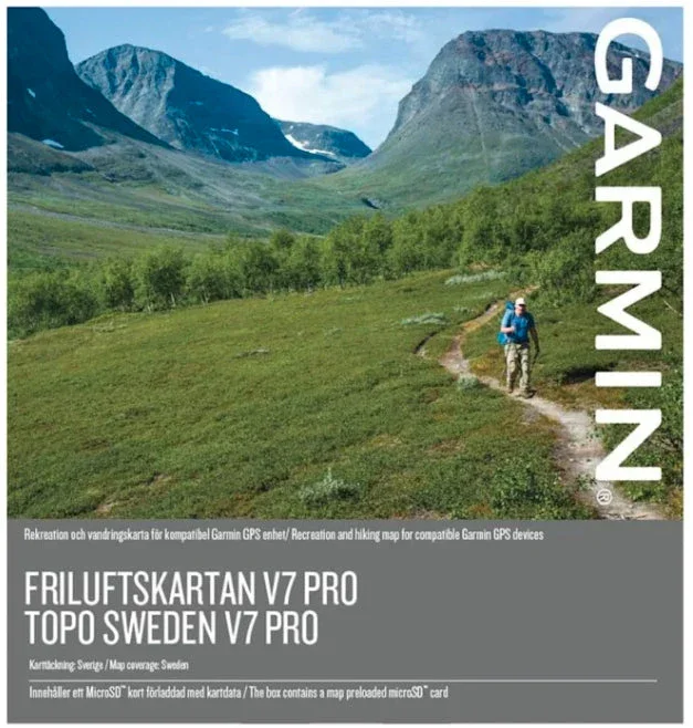 Garmin Friluftskartan Pro V7 Utförsäljning