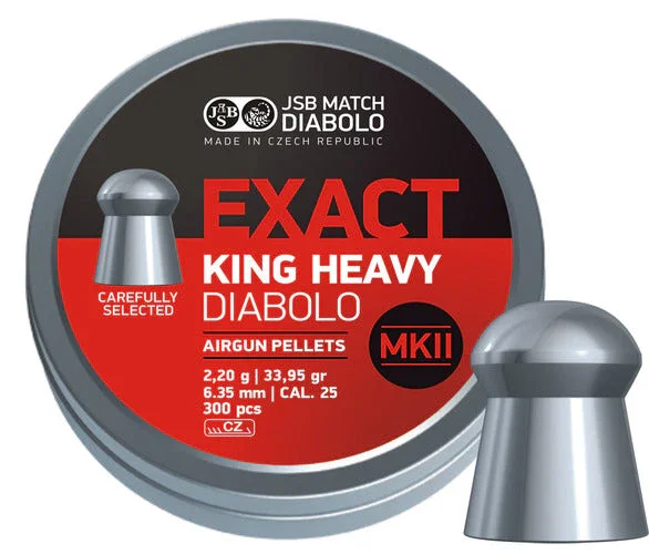 Nedsatt pris JSB Exact King Heavy MK II 6,35 300st