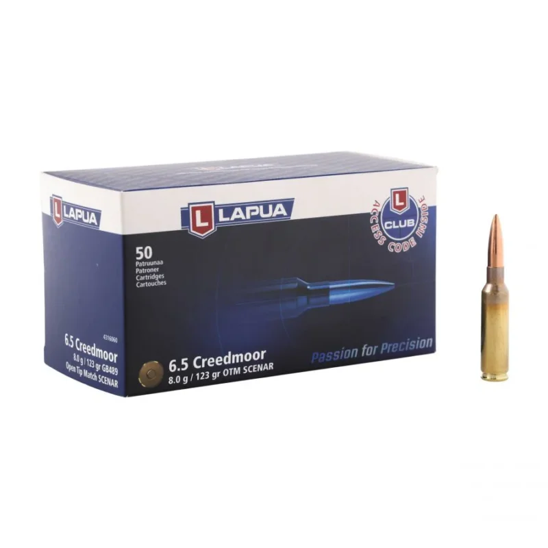 Lapua 6,5 Creedmoor 8g Scenar Nedsatt pris
