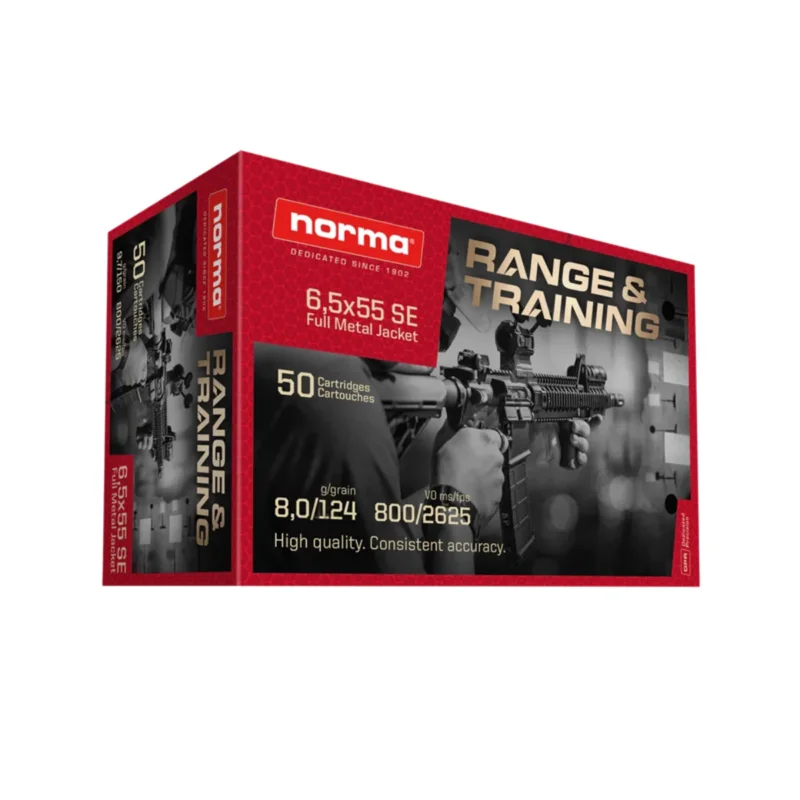 Nedsatt pris Norma Range and Training 6,5x55 8g FMJ