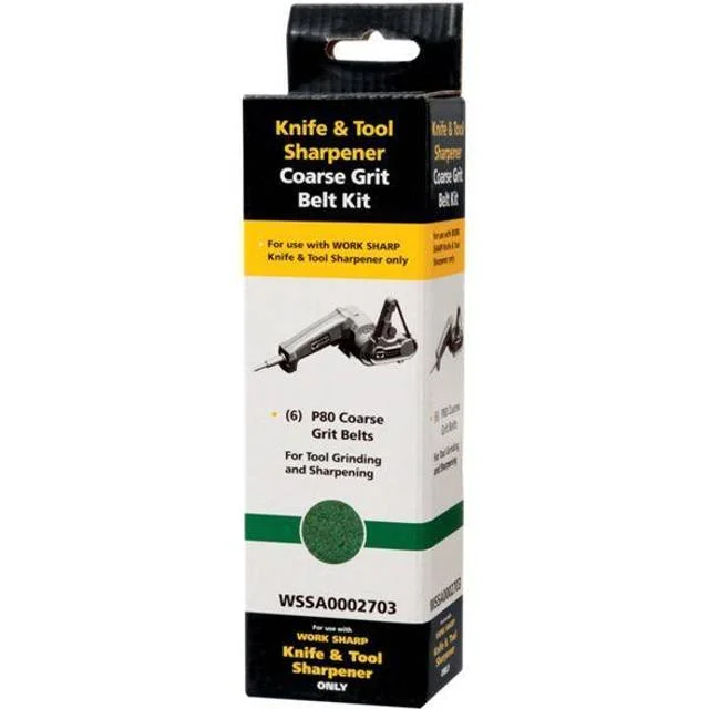 Worksharp Replacment Belt Kit 6p Coarse Nedsatt pris