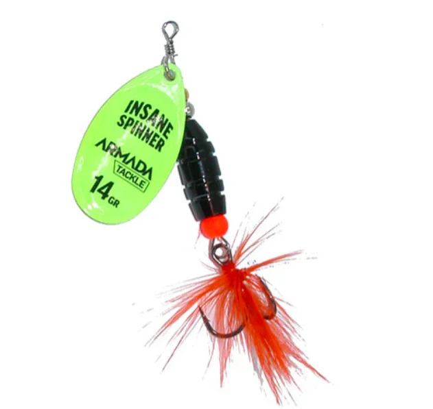 Armada Insane Spinner 9 gram Black/Yellow Kampanj