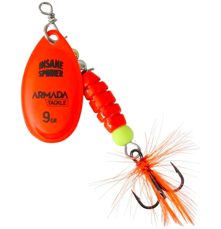 Armada Insane Spinner 9 gram Red/Red Snabb leverans