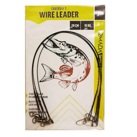 Trygg betalning Armada Gäddtafs Wire Leader 20cm 15kg