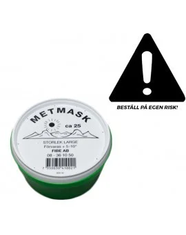 I lager FIBE METMASK LARGE CA 25ST