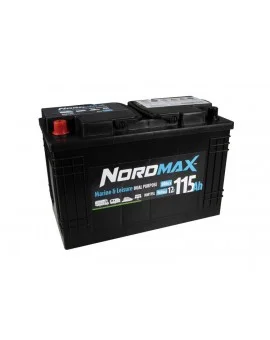 NORDMAX FRITIDSBATTERI 12V 115Ah Snabb leverans