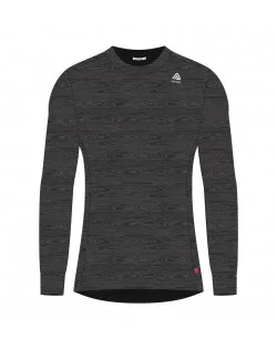 ACLIMA WARMWOOL CREW NECK MAN BLACK MOTION Extra rabatt