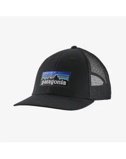 Lågt pris PATAGONIA P-6 LOGO LOPRO TRUCKER HAT BLK