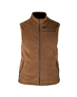 Lågt pris HAUNTER HEAT FLEECE VEST FOREST BROWN