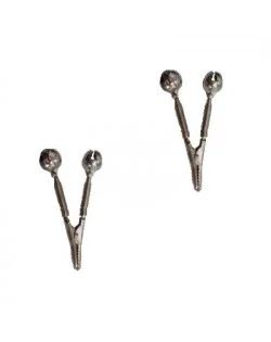 WIGGLER ÅLPINGLA DUBBEL LÅNG KROKODILCLIP 2PCS Fri frakt