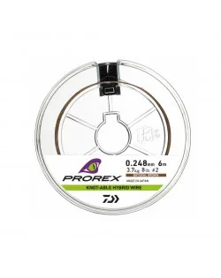 DAIWA PROREX HYBRID KNOTTABLE WIRE 6M Fri frakt