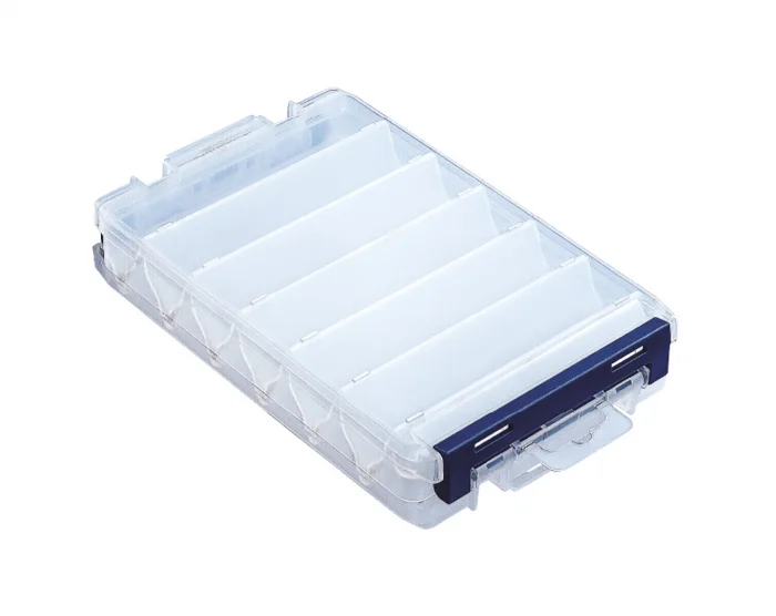 Meiho Reversible 140 Salt Out, 200x126x36mm - Clear Fri frakt