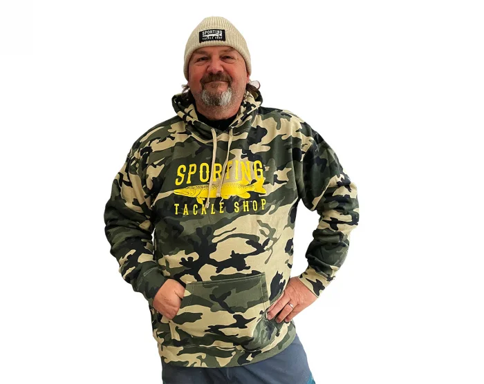 Nedsatt pris Sporting Tackle Shop Jungle Camo Hoodie