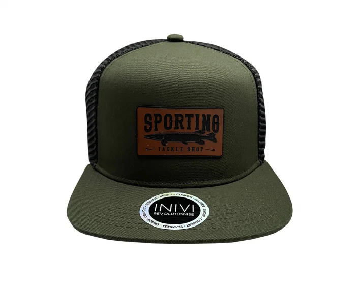 Inivi Revolutionise Olive Black Sporting Logo Extra rabatt