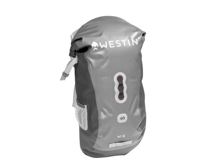 W6 Roll-Top Backpack Silver/Grey 40L Lågt pris