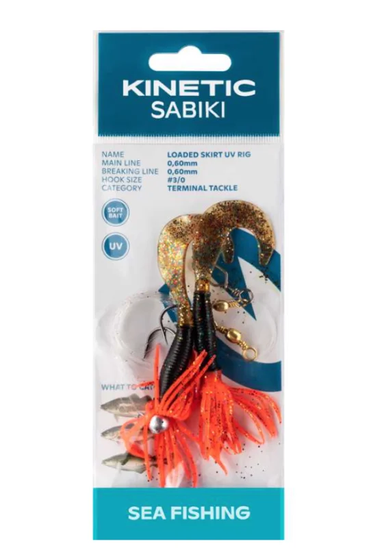 SABIKI LOADED SKIRT UV BLACK GLITTER 3/0 Köp nu