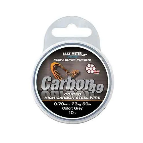 Sista chansen Savage Gear Carbon49 Wire 10m 0.70mm/23kg
