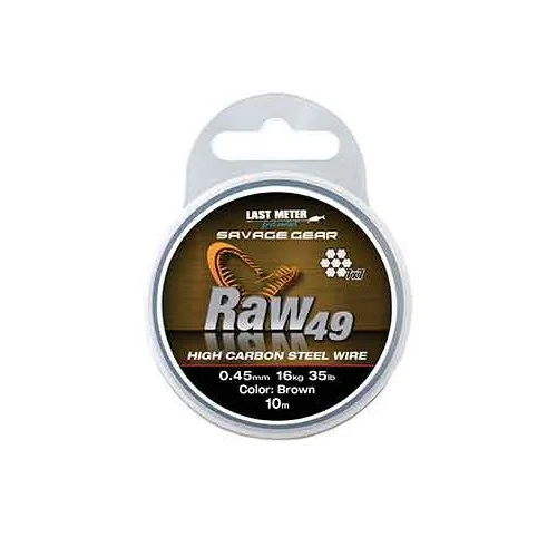Savage Gear Raw49 Wire 10m 0.45mm/16kg Lägg i varukorgen