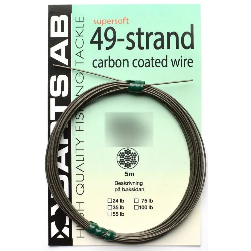 Kundfavorit Darts 49-strand Coated Wire 34 kg - 5 m