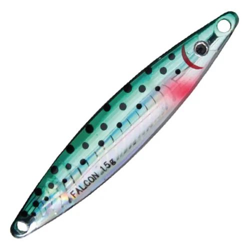 Falcon Havsöringsdrag 15 gr - Silver/Grön Premium