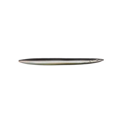 Snabb leverans Savage Gear Line Thru Sandeel 12,5cm 19g - Black Ghost