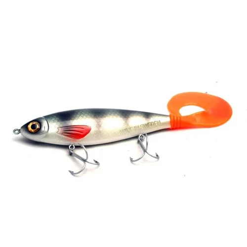 JW Lures Backlip Curly - Natural Perch Köp online