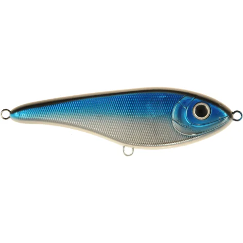 Buster Jerk Shallow Runner 15 cm - Blue Chrome Begränsat antal