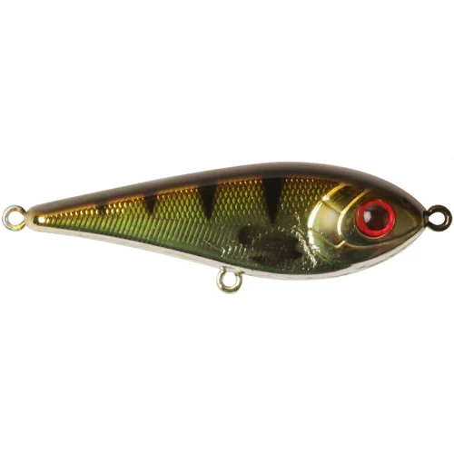 Tiny Buster Jerkbait 6,5 cm - Metallic Perch Erbjudande