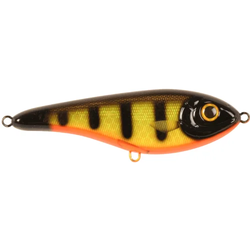 Buster Jerk Shallow Runner 15 cm - Black Okiboji Perch Fynd
