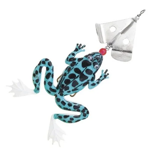 Beställ nu Fladen Spinning Frog 13 cm - White/Black