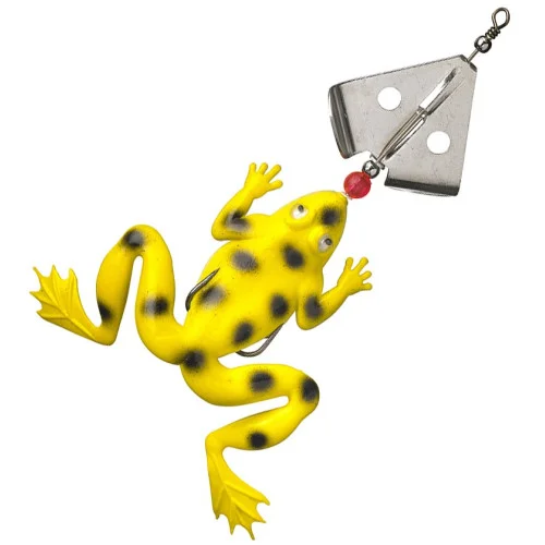 Lägg i varukorgen Fladen Spinning Frog 13 cm - Hot Yellow