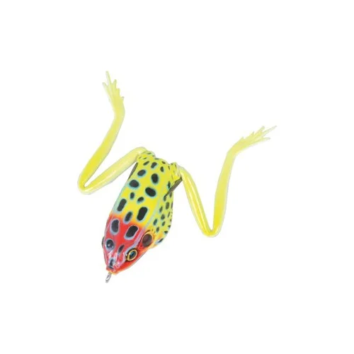 Real Frog Groda 5,5 cm - Gul/Röd Fynd
