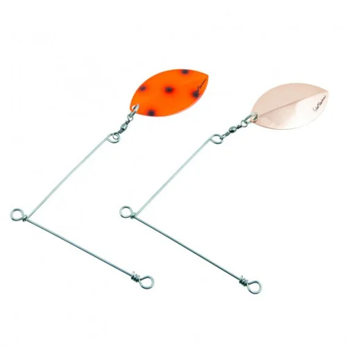Rabatt SvartZonker Spinner Rig Large - Copper/Fluo Red Bandit (2-pack)