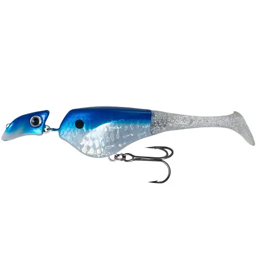 Populär Headbanger Shad 11cm Suspending - Blue Shad
