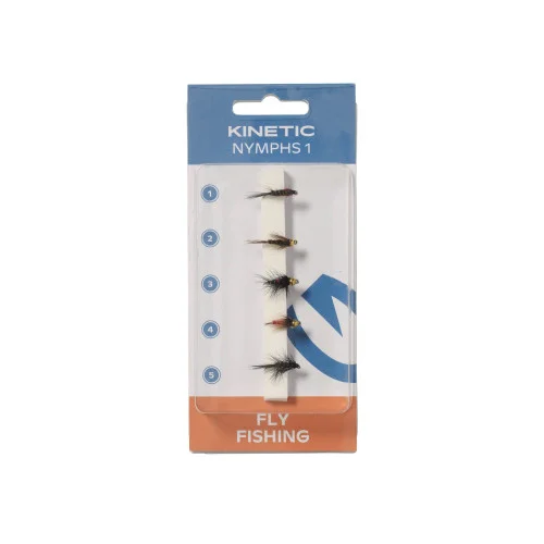 Nedsatt pris Kinetic Nympf Flies 1 (5-pack)