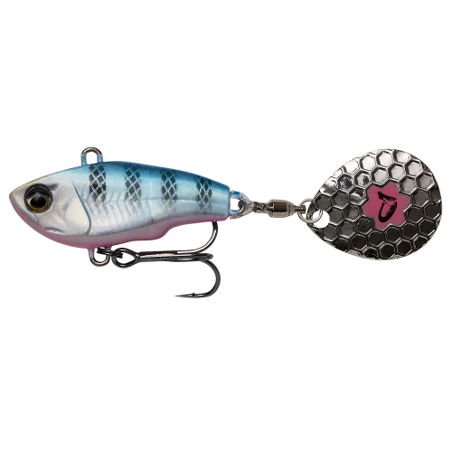SG Fat Tail Spin 6.5cm 16g - Blue Silver Pink Begränsat erbjudande