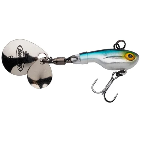 Snabb leverans Berkley Pulse Spintail 14g - Blue Silver Glitter