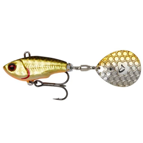 Snabb leverans SG Fat Tail Spin 8cm 24g - Dirty Roach
