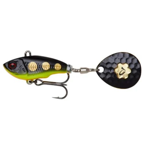 SG Fat Tail Spin 6.5cm 16g - Black Magic Outlet