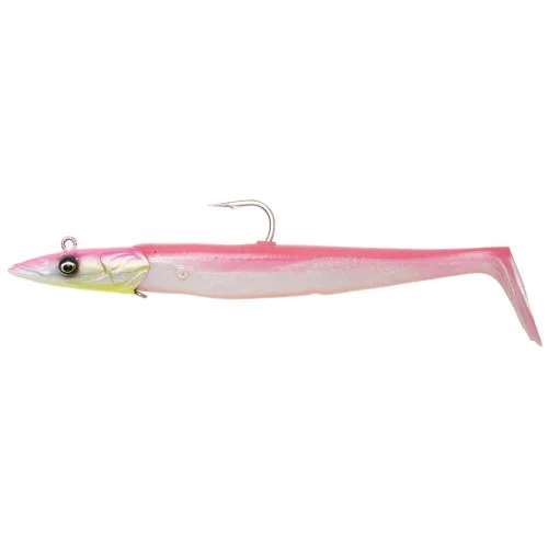 Erbjudande Savage Gear Sandeel V2 27,5 cm 275g - Pink Pearl Silver