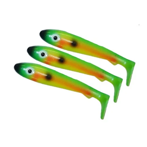 SvartZonker McRubber Big Bass 12,5 cm - Papegoj (3-pack) Fynd