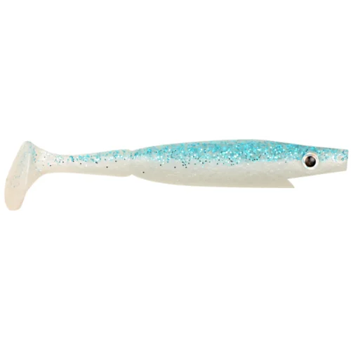 Bästa pris Strike Pro Piglet Shad 10 cm - Baby Blue Shad (6-pack)
